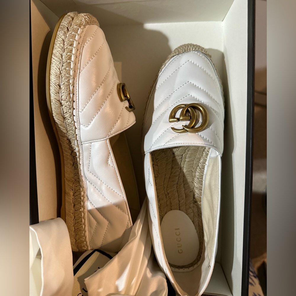Brand new Gucci marmount espadrilles
